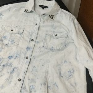 White washed denium shirt